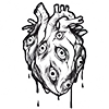 Стикер 26 🩸🌙🪦✝️⚰️🧃👁🌙💀✨