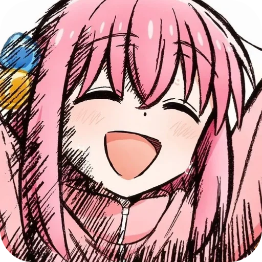 😄 Стикер «Hitori Gotou» для Telegram