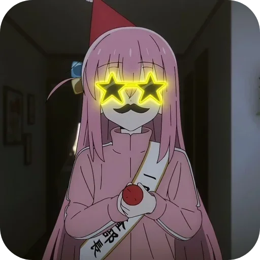 😎 Стикер «Hitori Gotou» для Telegram