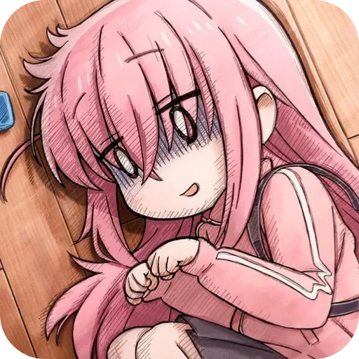 😊 Стикер «Hitori Gotou» для Telegram