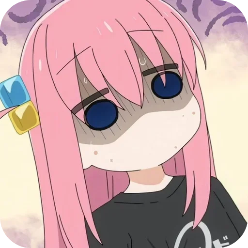 😶 Стикер «Hitori Gotou» для Telegram