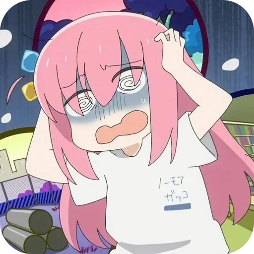😨 Стикер «Hitori Gotou» для Telegram