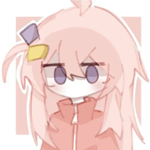 😶 Стикер «Hitori Gotou» для Telegram