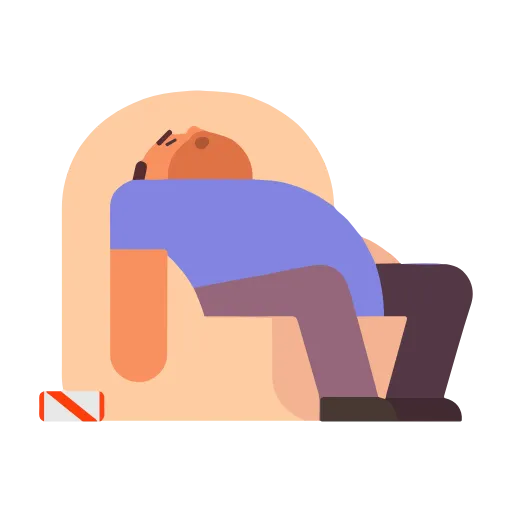 😴 Стикер «Sad Humor» для Telegram
