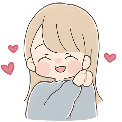 🥰 Стикер «Говорящая тян» для Telegram
