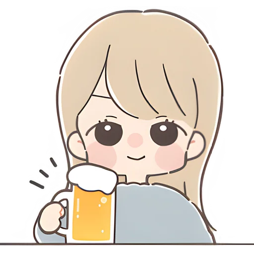 🍺 Стикер «Говорящая тян» для Telegram