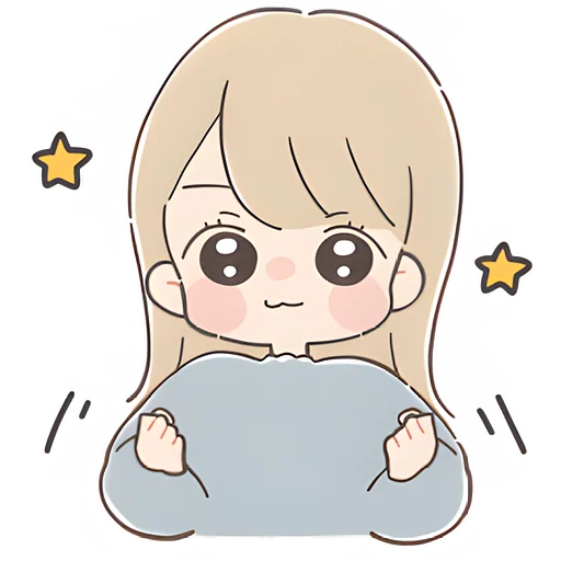 😊 Стикер «Говорящая тян» для Telegram