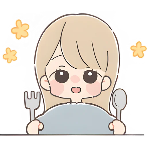 😋 Стикер «Говорящая тян» для Telegram