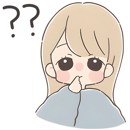 🤔 Стикер «Говорящая тян» для Telegram