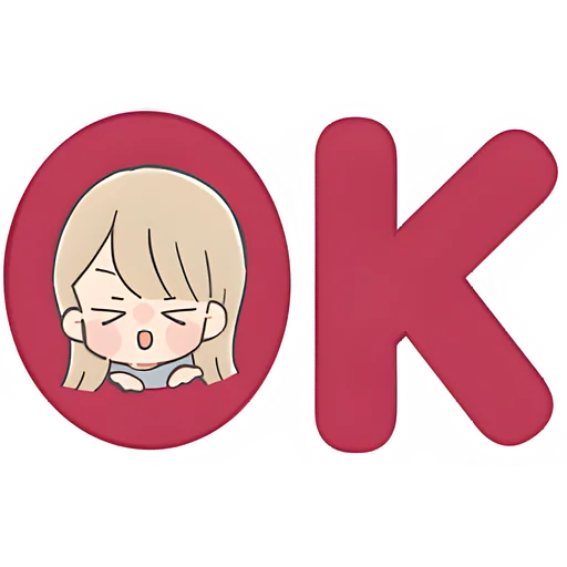 👌 Стикер «Говорящая тян» для Telegram