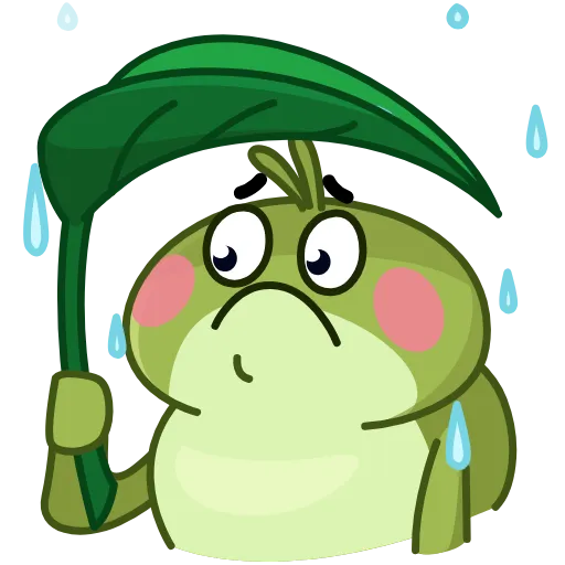 ☔ Эмодзи «Greenleaf Greg» для Telegram