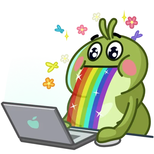🌈 Эмодзи «Greenleaf Greg» для Telegram
