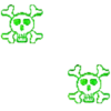 Стикер 15 Green ᵇʸ