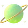 Стикер 5 Green ᵇʸ