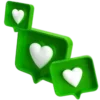 Стикер 59 Green ᵇʸ