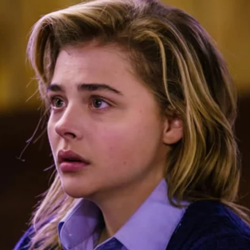 🥤 Стикер «- Chloë Moretz» для Telegram