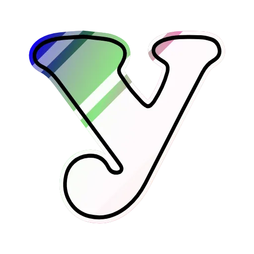 Стикер 22 Gradient