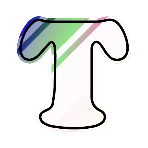 Стикер 21 Gradient