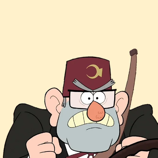 😡 Стикер «Gravity falls Fadel» для Telegram
