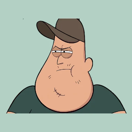 😠 Стикер «Gravity falls Fadel» для Telegram