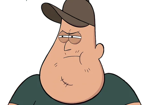 😡 Стикер «Gravity falls Fadel» для Telegram