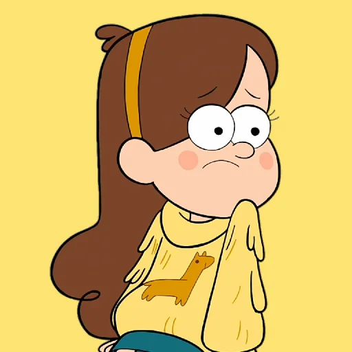 ☹️ Стикер «Gravity falls Fadel» для Telegram