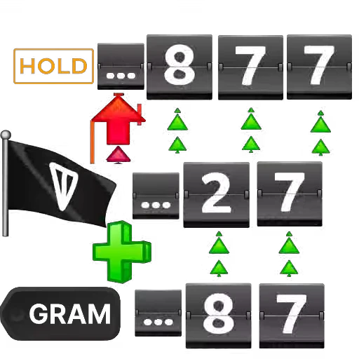 🫥 Стикер «Gram» для Telegram