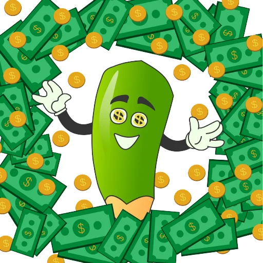 💸 Стикер «Грамотность» для Telegram