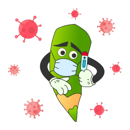 🦠 Стикер «Грамотность» для Telegram