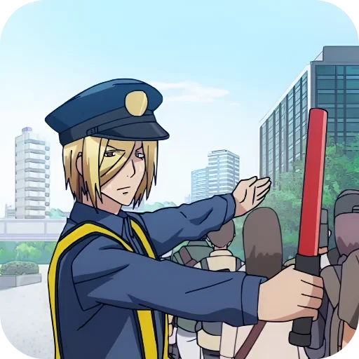 👮 Стикер «Grand Blue Dreaming» для Telegram