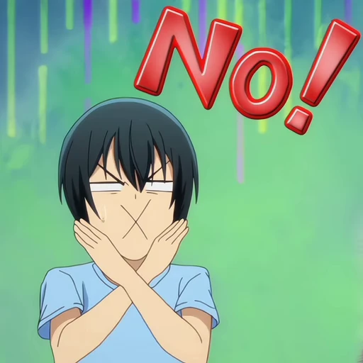 🙅 Стикер «Grand Blue» для Telegram