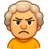 🤬 Эмодзи «Милая бабуля» для Telegram