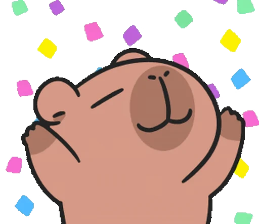 🙂 Стикер «GrandPa Capybaras» для Telegram