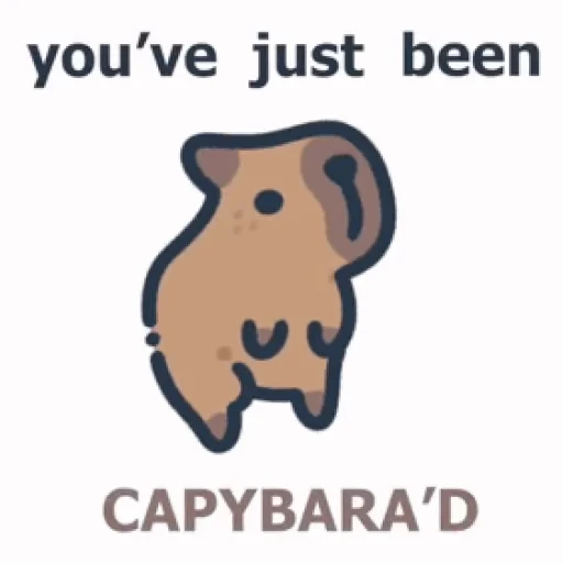 😆 Стикер «GrandPa Capybaras» для Telegram