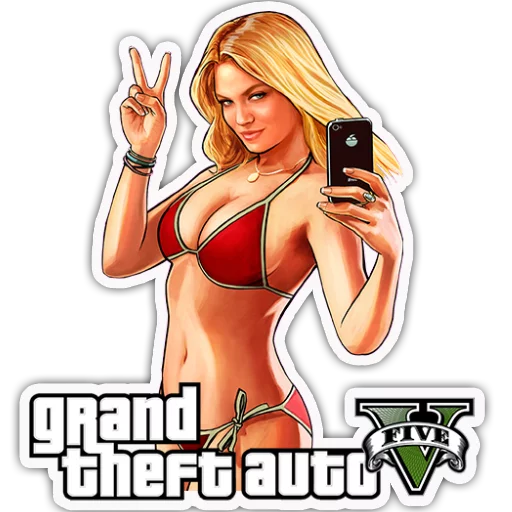 ️ Стикер «Grand Theft Auto - S4T.tv» для Telegram