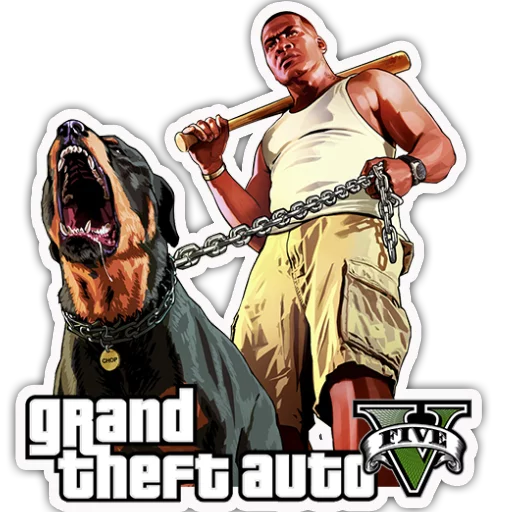 ️ Стикер «Grand Theft Auto - S4T.tv» для Telegram