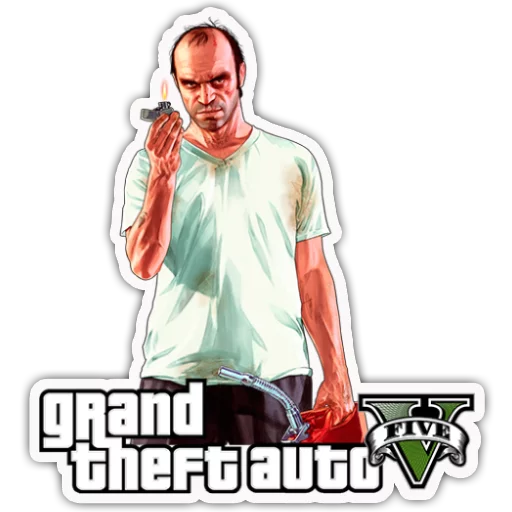 ️ Стикер «Grand Theft Auto - S4T.tv» для Telegram
