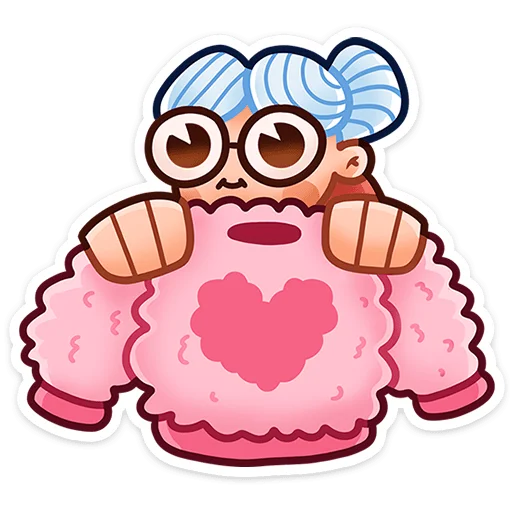👗 Стикер «Бабуля» для Telegram