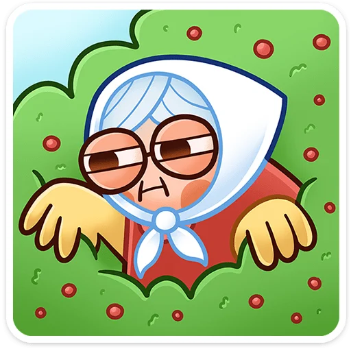 👀 Стикер «Бабуля» для Telegram