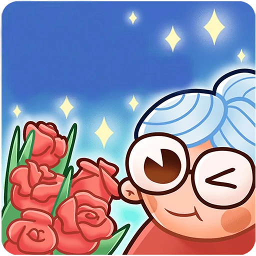 😉 Стикер «Бабуля без текста» для Telegram