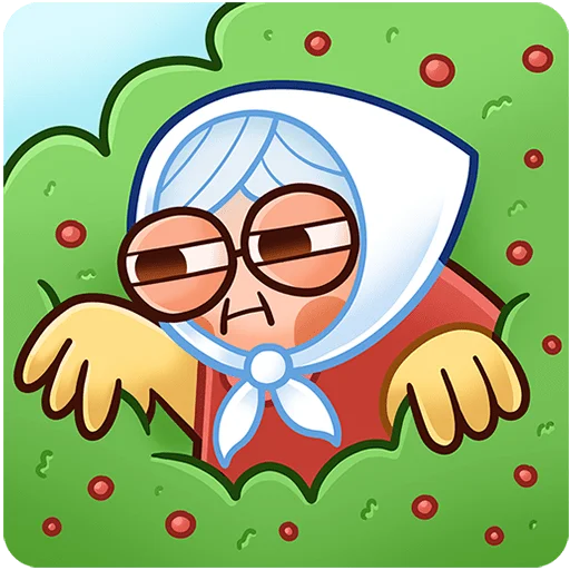 👀 Стикер «Бабуля без текста» для Telegram