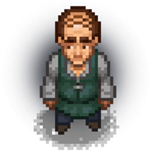 🤷‍♂️ Стикер «Graveyard Keeper» для Telegram