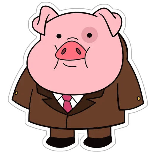 🐷 Стикер «Гравити Фоллз» для Telegram