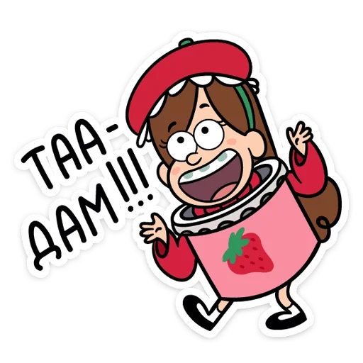 🐥 Стикер «Gravity_falls» для Telegram