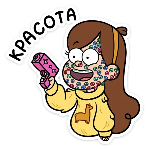 🤩 Стикер «Собрали в один пак все стикеры Gravity Falls из ВК» для Telegram