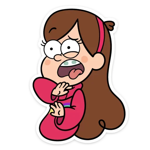 😵 Стикер «Собрали в один пак все стикеры Gravity Falls из ВК» для Telegram