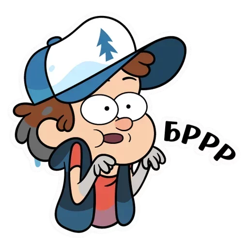 😣 Стикер «Собрали в один пак все стикеры Gravity Falls из ВК» для Telegram