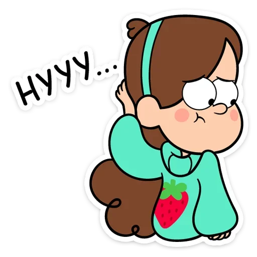 😣 Стикер «Собрали в один пак все стикеры Gravity Falls из ВК» для Telegram