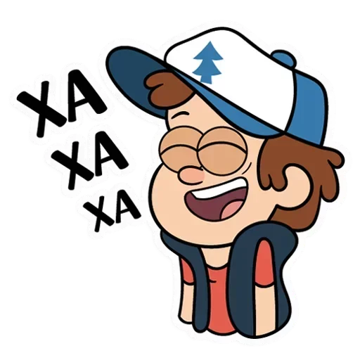 😁 Стикер «Собрали в один пак все стикеры Gravity Falls из ВК» для Telegram