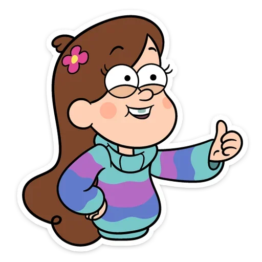 👍 Стикер «Собрали в один пак все стикеры Gravity Falls из ВК» для Telegram